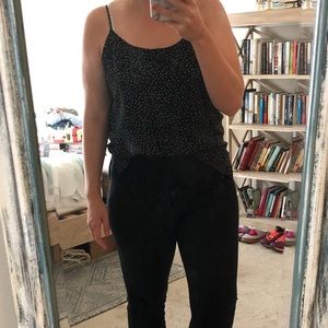 Madewell Silk Polka-Dot Cami